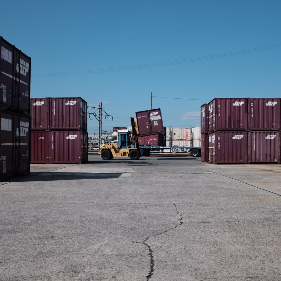 Container Lift — Removals & General Freight in Port Macquarie, NSW