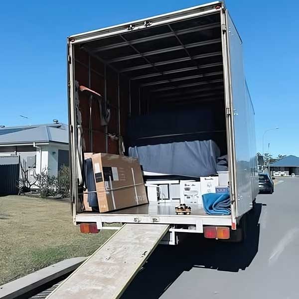 Back Of The Truck Open — Easy Choice Removals & General Freight in Port Macquarie, NSW